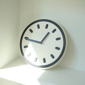[무케] 페니체_라인월클락 (5colors) 무소음 인테리어 벽걸이 시계