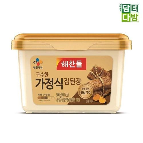 해찬들 구수한 가정식집된장 500g 3개