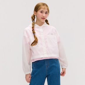 여아 후드 크롭 셔츠jacket_P360953763