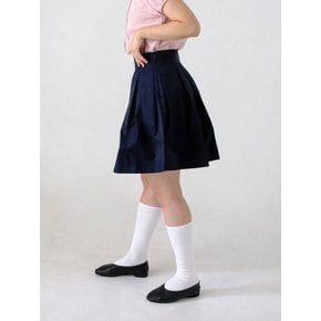 Nylon Tennis Skirt_Navy