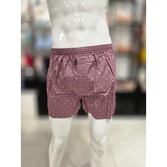 비너스 [시흥점] S 비너스 ) 면100수 주자 체크도트나염 남성 트렁크 [VPA1927D-WI]