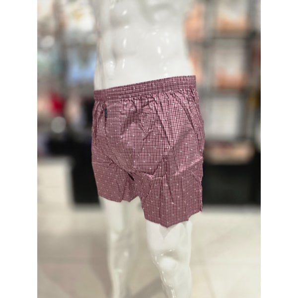 [시흥점] S 비너스 ) 면100수 주자 체크도트나염 남성 트렁크 [VPA1927D-WI]