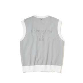 M GN CAMO JQD KNIT VEST 화이트 EVR LS1IV02M WH