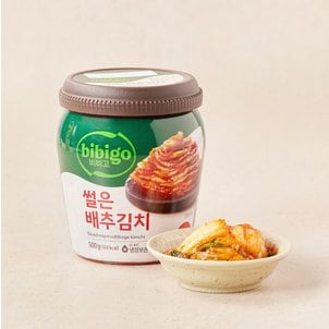 CJ 비비고 썰은배추김치 500g (PET)(단지김치)