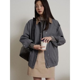 빈폴레이디스 [B. my] 오버핏 헌팅 점퍼  애쉬 (BF6239N014)