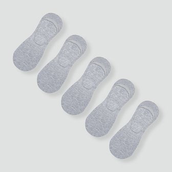 JAJU 남 코튼 미들컷 페이크 삭스 5족 J145903101083