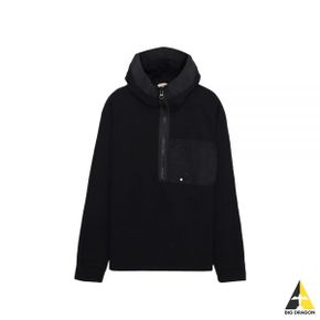 텐씨 GARMENT DYED HALF ZIPPED HOODIE (22CTCUF08147 A06455 999) (가먼트다이 하프집업)