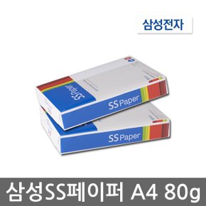 삼성 SS페이퍼 A4용지 80g 2권(1000매) A4 복사용지 복사지