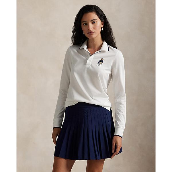 폴로 골프 여성 테일러드핏 폴로 베어 저지 폴로 셔츠(WMXGKNINB920359100)
