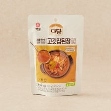CJ제일제당 다담 고깃집 된장찌개양념 130g