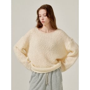 Mohair knit (Ivory)