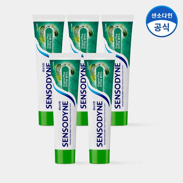 오리지날 플러스 민감성 치약 100g x5개