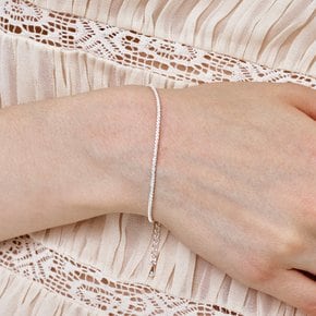 [신예은,트와이스 나연,니콜,이루다 착용]simple sparkle chain bracelet