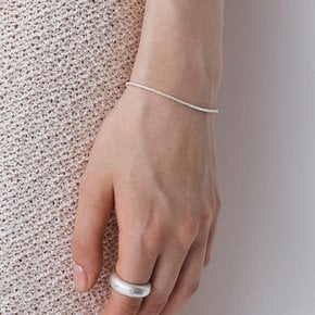 [신예은,트와이스 나연,니콜,이루다 착용]simple sparkle chain bracelet