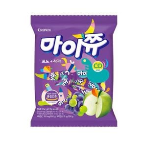 마이쮸 포도+사과 크라운제과 284g X ( 2매입 )