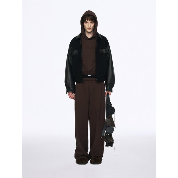 LOGO PATCH VARCITY JUMPER_BLACK