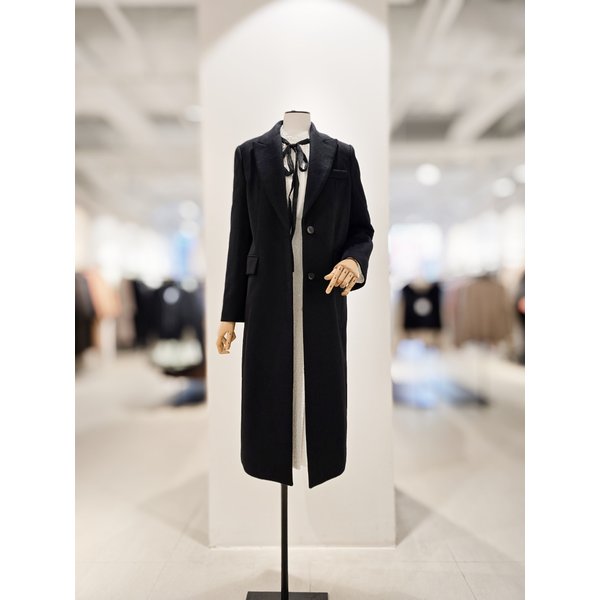 [파주점] [더아이잗컬렉션]캐시미어 피크드 칼라 싱글 코트 CRAA0CTC21