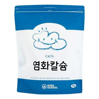 소다스쿨 제습제 리필용 구슬타입 염화칼슘 대용량 3kg