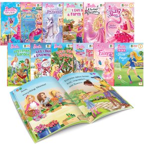 [세이펜BOOK] Barbie Readers 바비 리더스 레벨 1 : 리더스북 12권 + 오디오 CD 1장 + 액티비티북 1권