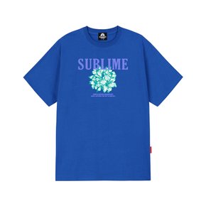 SURLIME FLOWER GRAPHIC 티셔츠 - 블루