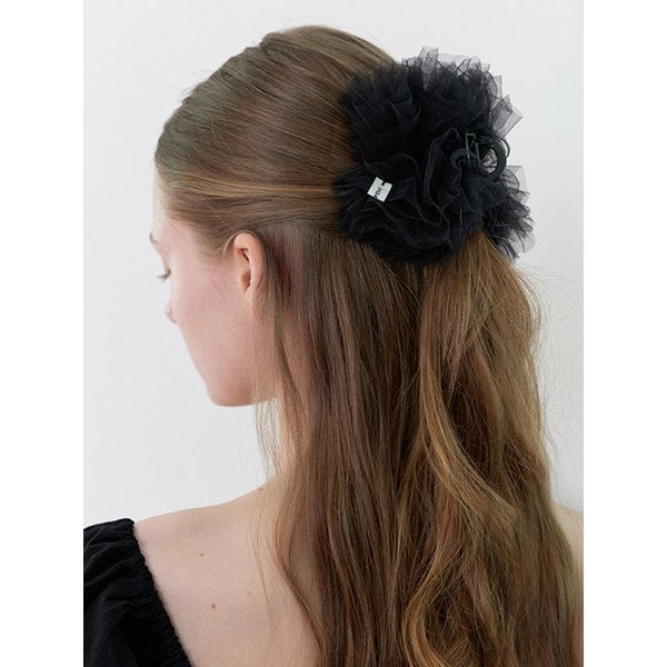 tutu mesh ribbon claw - black