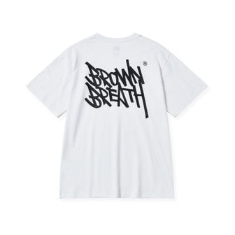 ★BROWNBREATH★ CONTINUE TEE WHITE b7aec6c10d3587ad31897148727da4