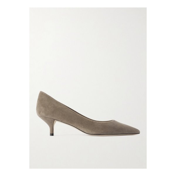 스튜어트 파워 스웨이드 펌프스 그레이 46376663162976113