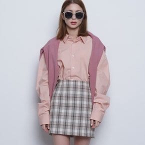 W97 yoo linen over shirts pink