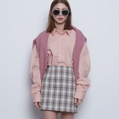 W97 yoo linen over shirts pink