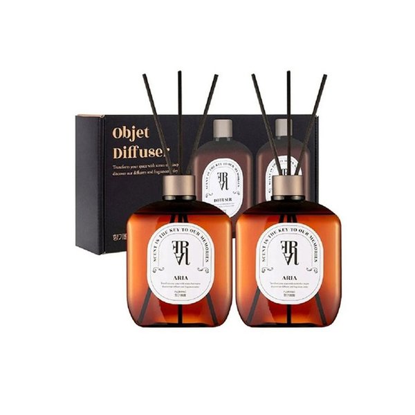 오브제 인테리어 디퓨저 향기뿜뿜 500ml 2개입 선물세트