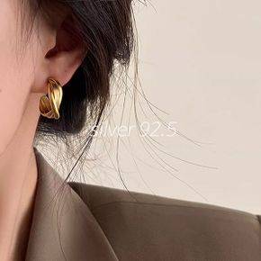SILVER 92.5  네이르 꼬임 써클 이어링_P362229991