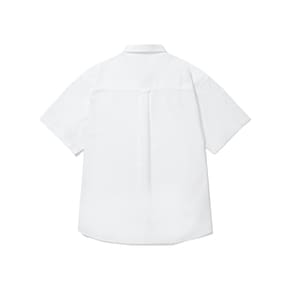 피그먼트 옥스포드 하프 셔츠 화이트 CO2402SS01WH