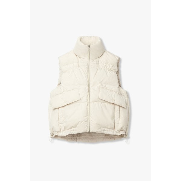 [리오더] 스탠드 카라 지퍼 다운 베스트 7155417001205