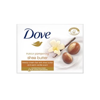  도브 Dove 시어버터 비누 웜 뷰티 바닐라 크림바 100g