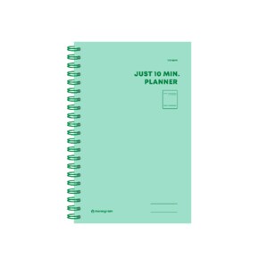 모노그램 monogram 텐미닛 플래너 just 10 min planner 100일 Green 6.8 MG-11 [유진스토어]