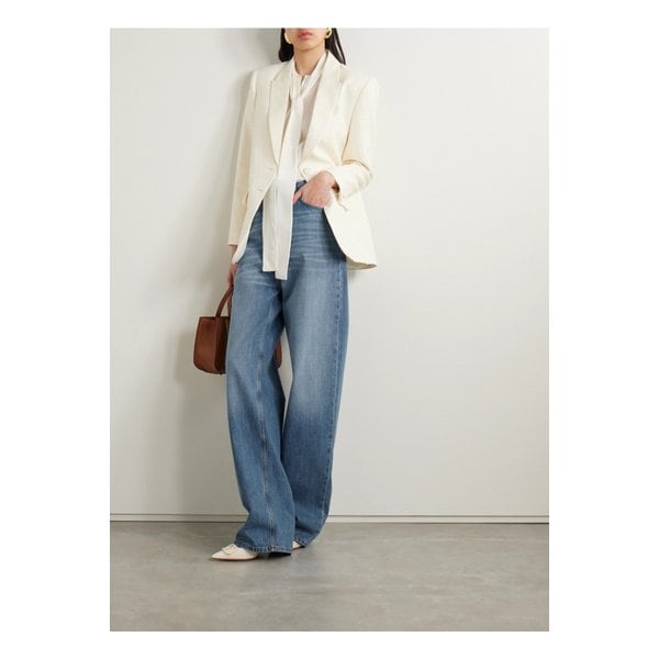 장식 하이라이즈 스트레이트 진 라이트 데님 1647597325198446