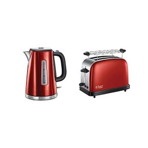 독일 러셀홉스 토스터기 1328816 Russell Hobbs Luna 2333056 Kettle 레드 1.7 L 2400 W 퀵 Boil