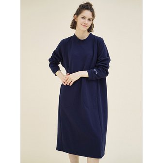 치키타 하프터틀 스웨트 원피스 (더블코튼) 네이비 233204SNV