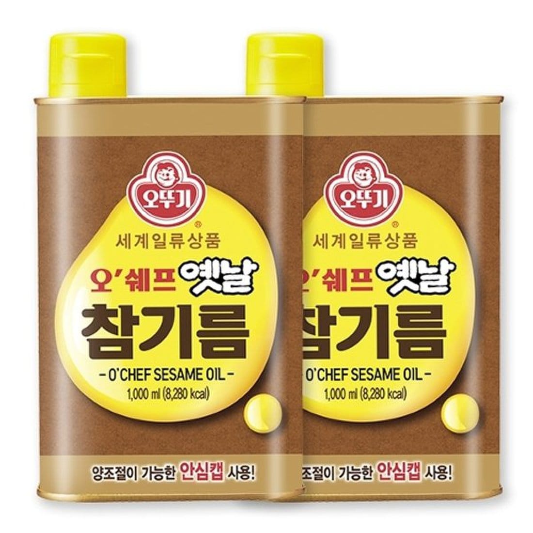 [T]오뚜기 오쉐프 옛날참기름 (1000ml) x 2, 믿고 사는 즐거움 SSG.COM