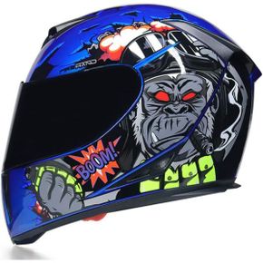 독일 카스코 헬멧 자전거헬멧 1835631 Full Face MTB Helmet with Double Lens Stylish Racing H