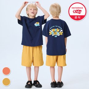 Splash_패턴 반팔티 4부 팬츠 셋업 아동 상하복 NK9YF2702U