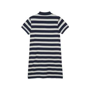 여성 베이비 폭스 멀티 스트라이프 폴로 드레스 멀티컬러 OW01619KJ7010-0239