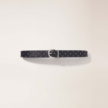 마쥬 [시즌오프 30%] 다이아 스티칭 레더 벨트