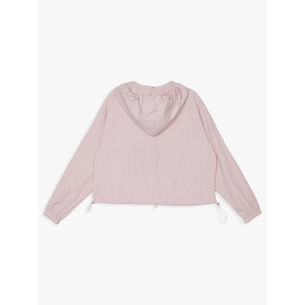 TWO-WAY STRING WIND BREAKER_PINK