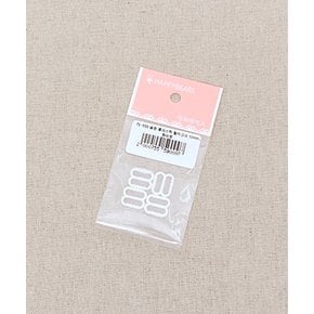슬림 플라스틱 왈자고리 10mm_화이트 (75559)