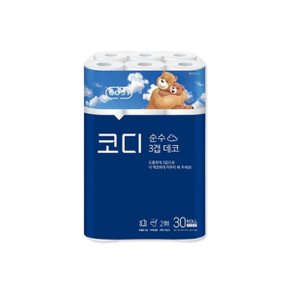 코디 순수 3겹 데코 30m 30롤 x 1팩