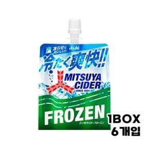 아사히 미츠야 사이다 프로즌 얼려먹는 사이다 155g 1box 6개입