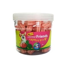 댕댕스타 덴탈 프랜드 300g 딸기 강아지 치석껌 간식 (WBA4ECF)