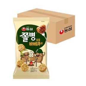 농심 쫄병스낵 숯불바베큐맛 82g x 30개