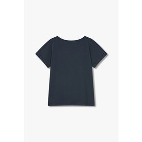 여성 페이드아웃 로고 라운지 티셔츠 0824114511000